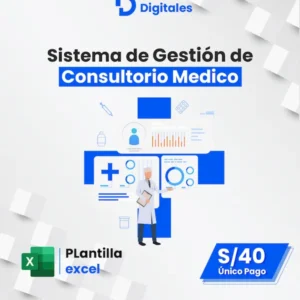 EXCEL - GESTIÓN DE CONSULTORIO MÉDICO
